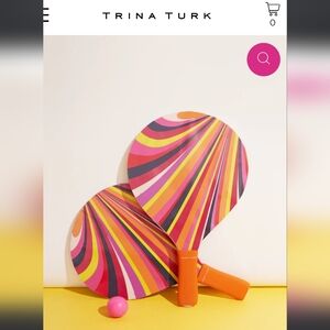 Trina Turk Paddle Ball Set NWT
